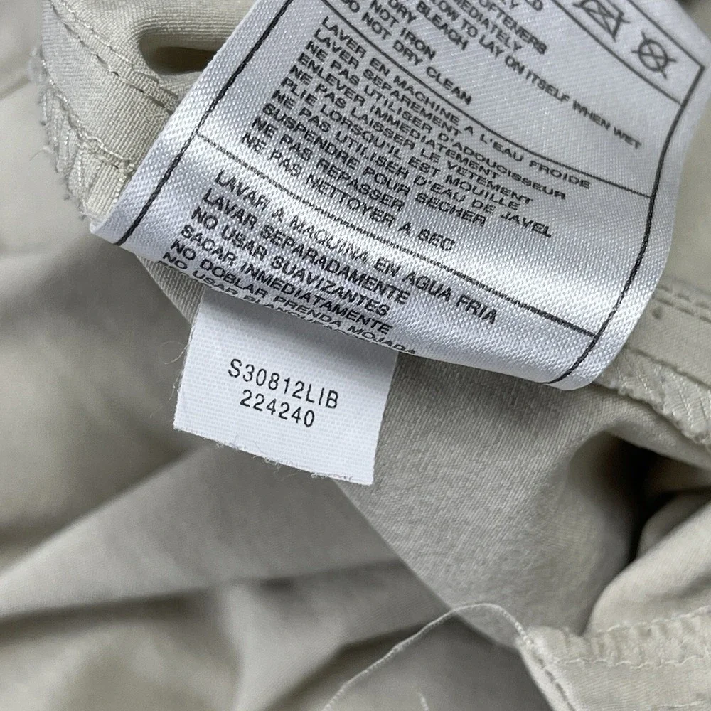 Nike Pants Womens‎ Medium (8-10) Khaki Crop Athleisure Minimalist Fitness Gym